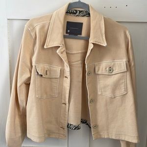 Anthropologie a cropped Trucker Jacket